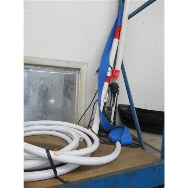 Sump Pump w/PVC Pipe