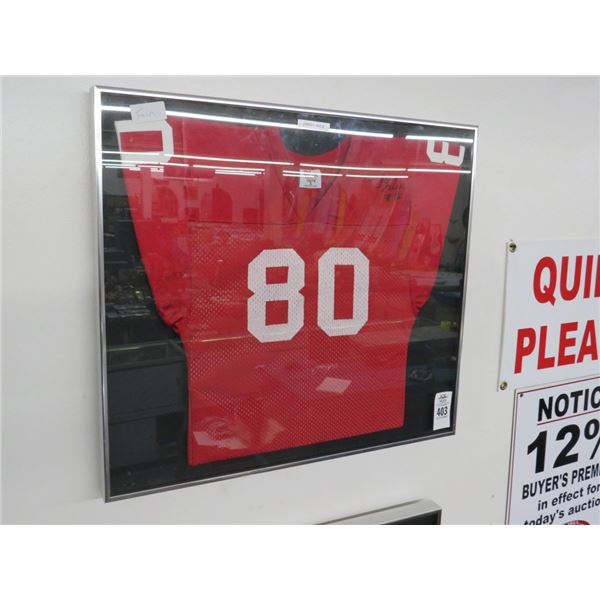 Jerry Rice Autographed Jersey