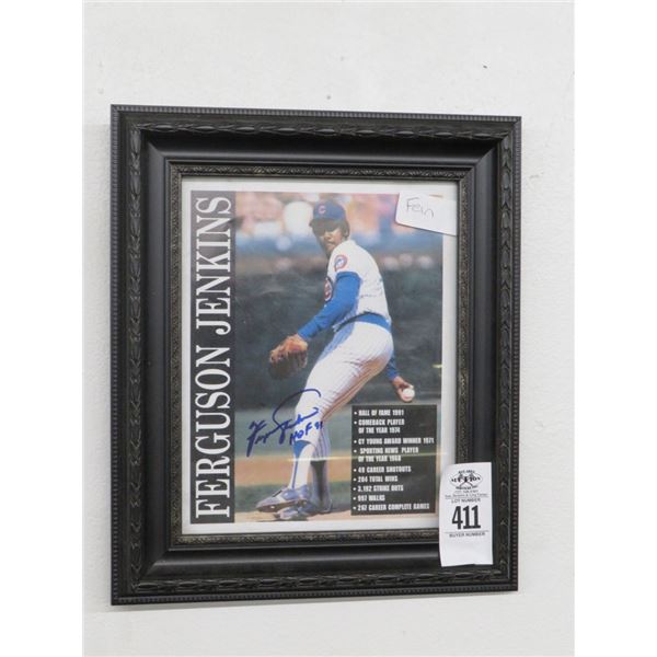 Ferguson Jenkins Autographed Photo