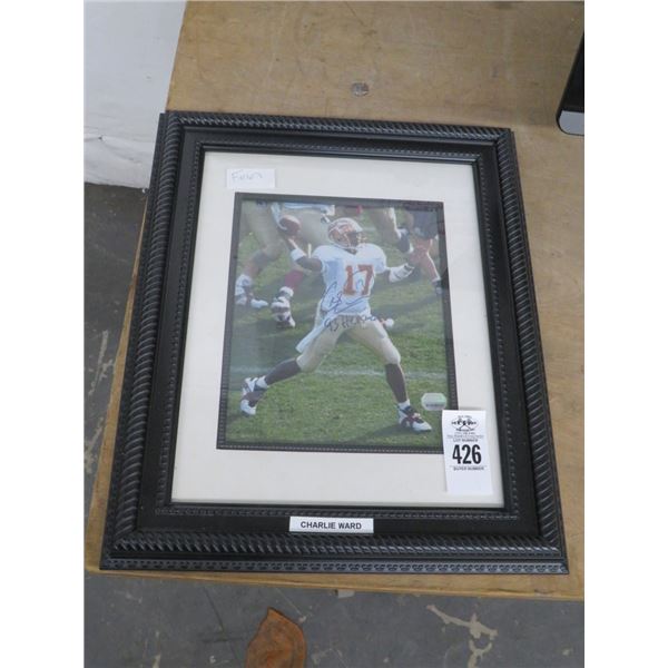 Autographed Charlie Ward Photo