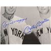 Image 3 : Autographed Framed Baseball Photo  Dimaggio, Mantle,