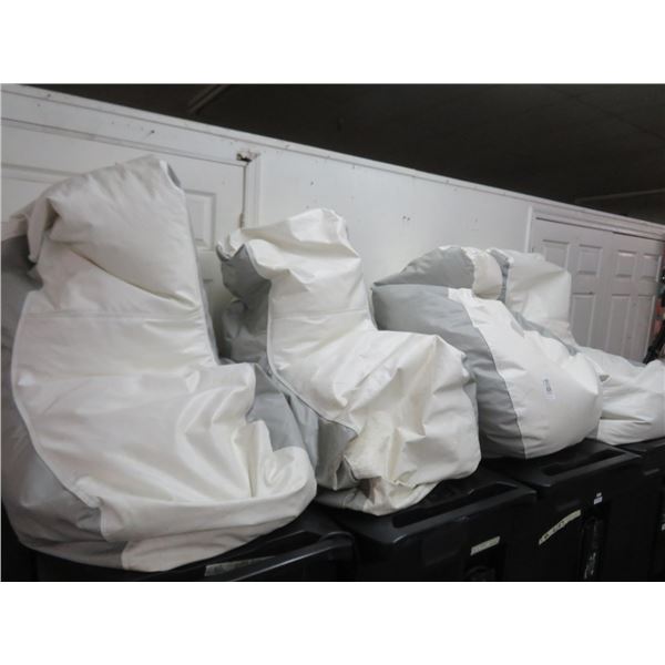 4-Marine Beanbag Chairs - 4 X $