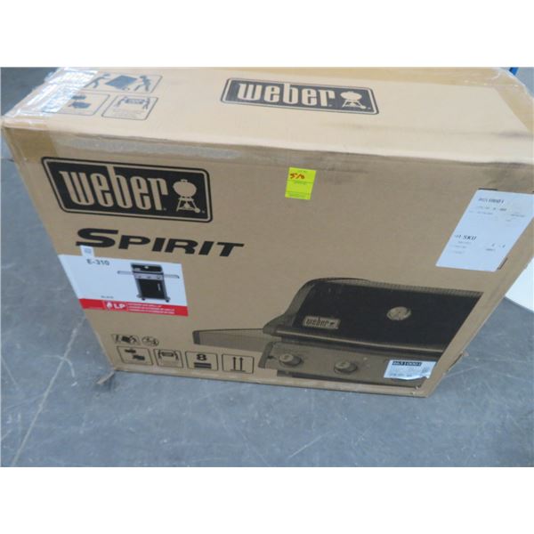 New Weber Spirit E310 Black LP BBQ Grill