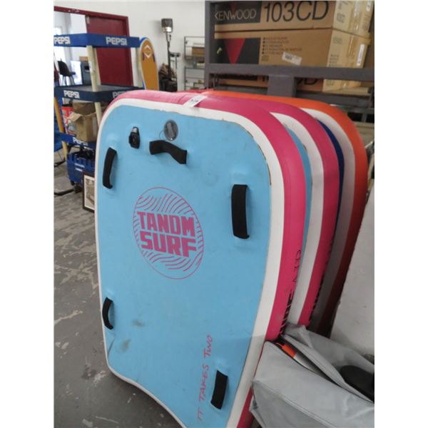 3-Tandem Surf Air Body Boards - 3 X $