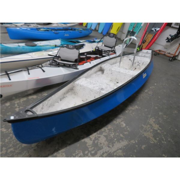 Gheenoe 14 1/2' FG Sq. Back Canoe w/Transom and Title Max HP 10 Capacity