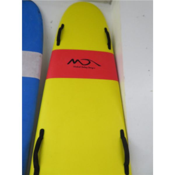 Michael Dorsey Yellow/Red 10' Long Surf Board