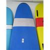 Image 1 : Michael Dorsey Blue/Grey 10' Long Surf Board