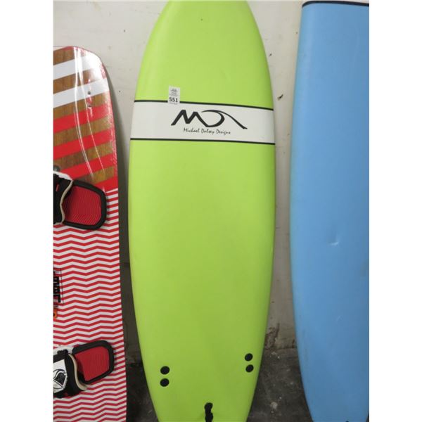 Michael Dorsey Green 6' Surf Board