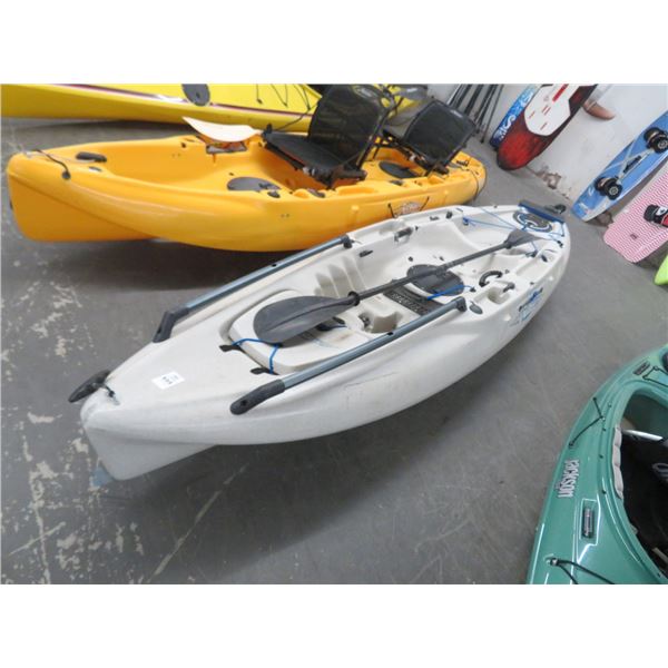 Hobie 13' Grey Sit On Kayak w/Oar