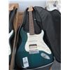 Image 1 : Donner Teal Electric Guitar w/Case