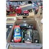 Image 1 : Die Cast Cars and Semi Dump Truck