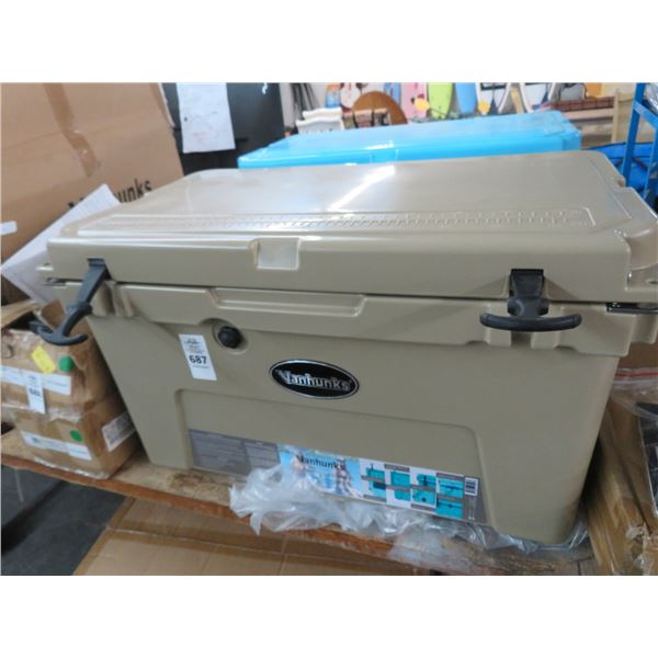 Von Hunks 50L New Cooler Box Tan or Blue