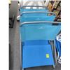 Image 1 : 3-Blue Quest Folding Beach Chairs - 3 X $