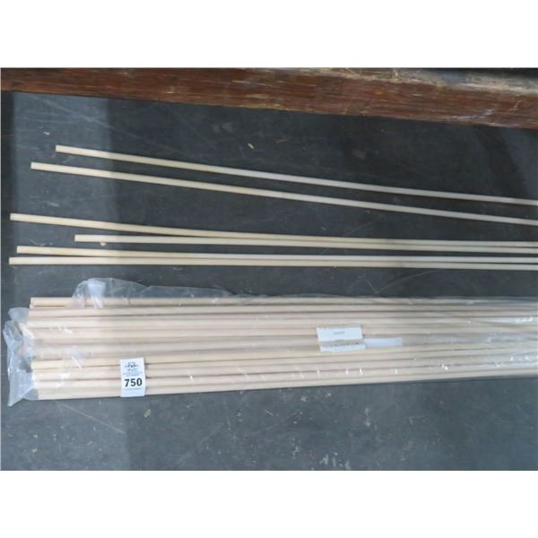 3' Wooden Sticks