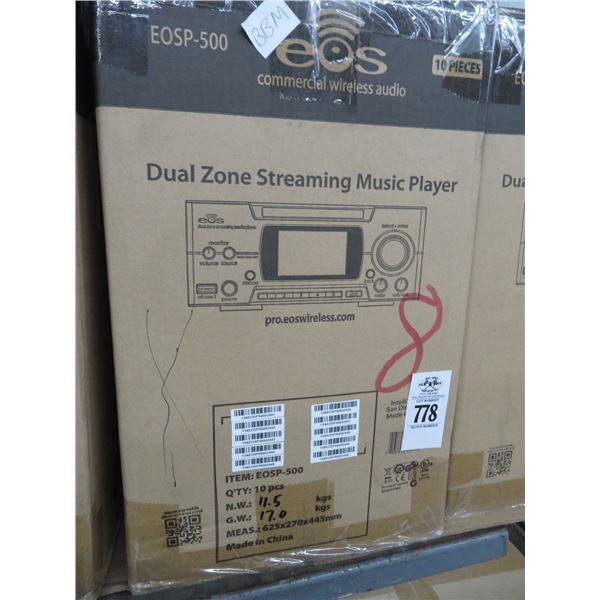 3-Dual Zone Streaming Music Player - 3 X $