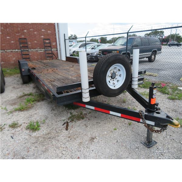 2016 Triple Crown 24' Dove Tail Equipment Trailer w/Ramps