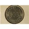 Image 2 : 1960 FINLAND SILVER 100 MARKKAA .0836 OZ. ASW UNC