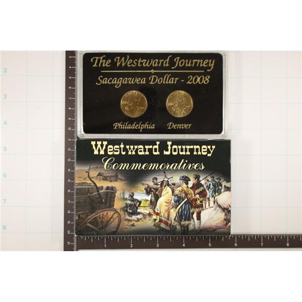 2008-P & D WEST JOURNEY SACAGAWEA DOLLAR SET