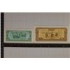 Image 2 : 2-1979 CAMBODIA CRISP UNC BILLS: 1 RIEL & 2 RIEL