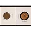 Image 1 : ERRORS 2 LINCOLN CENTS: 1963 CLIPPED EDGE &