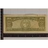 Image 2 : 1949 CUBA 20 PESO BILL.   INK & STAMP ON OBVERSE