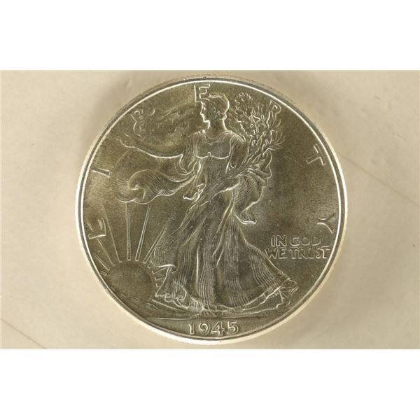 1945 SILVER WALKING LIBERTY HALF DOLLAR