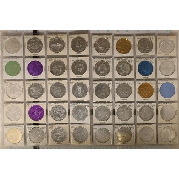 40-1 1/2'' MARDI GRAS TOKENS: JACK IN THE BOX, IN