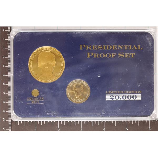 ABRAHAM LINCOLN PRESIDENTIAL PF SET INCLUDES: