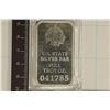 Image 1 : 1 TROY OZ .999 FINE SILVER PF INGOT US STATE SILV.