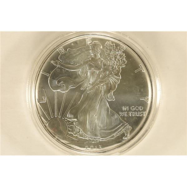 2013 UNC AMERICAN SILVER EAGLE