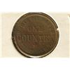 Image 2 : 1863 CIVIL WAR TOKEN "UNITED WE STAND" ON THE