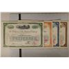 Image 3 : 4 ASSORTED VINTAGE RAILROAD STOCK CERTIFICATES