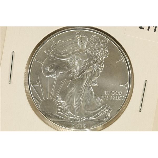 2016 UNC AMERICAN SILVER EAGLE