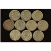 Image 1 : 10 SILVER ROOSEVELT DIMES: ALL 1948'S