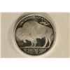 Image 3 : 1 TROY OZ .999 FINE SILVER PF ROUND "INDIAN /