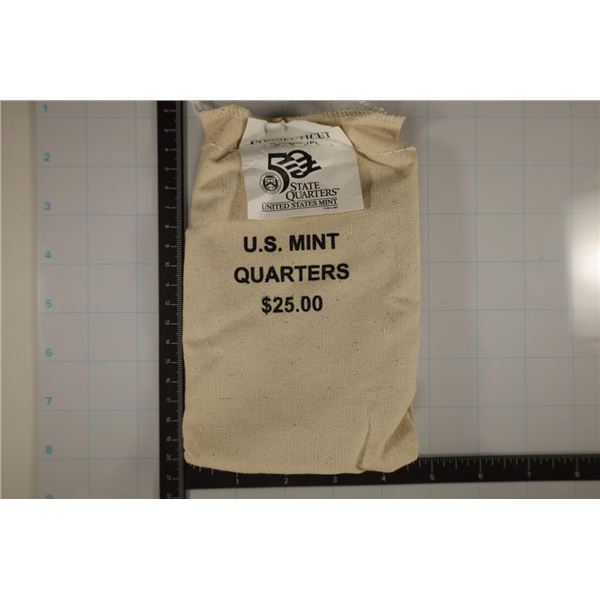 $25 BAG OF UNC CONNECTICUT QUARTERS 1999-P