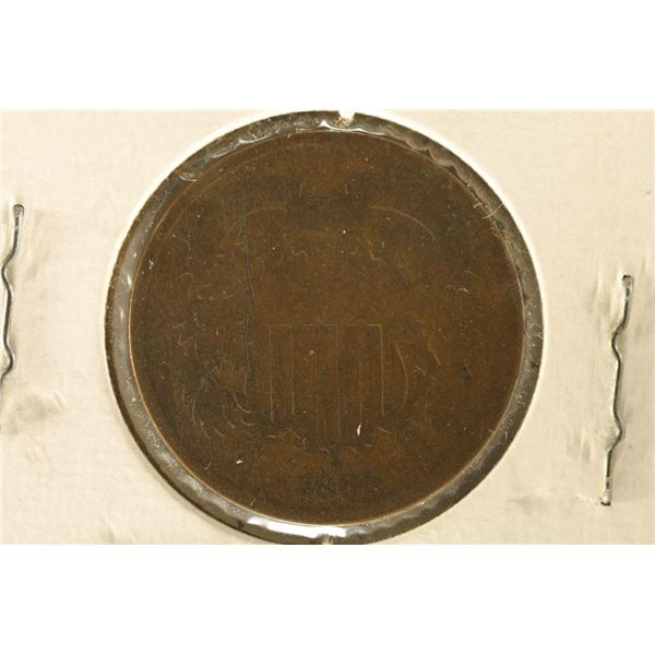 1865 US TWO CENT PIECE