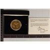 Image 2 : GOLD PLATED 1 1/2" 1976 NATIONAL BICENTENNIAL