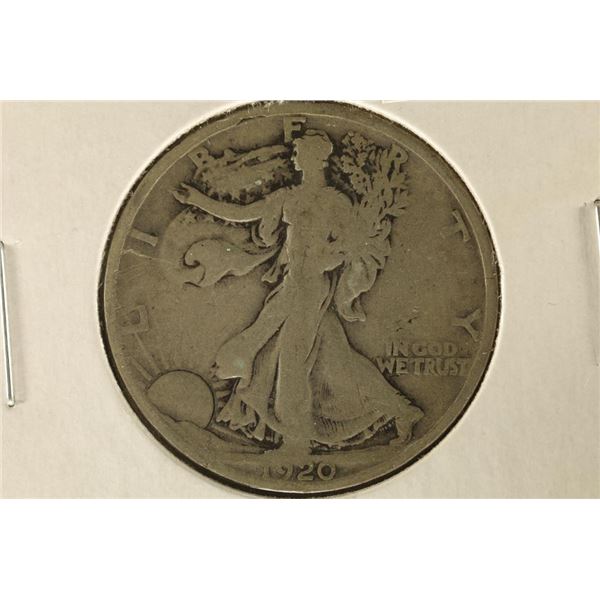 1920 SILVER WALKING LIBERTY HALF DOLLAR