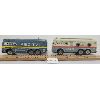 Image 3 : LOT OF 2 - LINE MAR FRICITON TOYS - MBC-TV & MOBILE POST OFFICE BUSSES