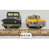 Image 2 : LOT OF 2 - LINE MAR FRICTION TOYS - TAXI & MILITARY JEEP