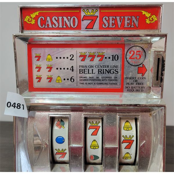 CASINO SEVEN SLOT MACHINE - Kidd Family Auctions