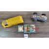 Image 5 : LOT OF 3 - LONDON TOYS WIND UP WHITE ROSE OIL TANKER, RACING CAR & TIN SERVICE TRUCK
