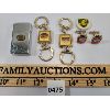 Image 1 : LOT OF 5 - FORD & CADILLAC KEYCHAINS, GENERAL TIRE LIGHTER, FRAM CUFFLINKS ETC.