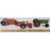 Image 1 : LOT OF 3 - CAST TRACTORS & DIESEL STEAM ROLLER