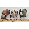 Image 2 : LOT OF 3 - CAST TRACTORS & DIESEL STEAM ROLLER