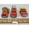 Image 2 : LOT OF 3 - TIN FRICTION TRUCKS - INCL SQUAD CAR
