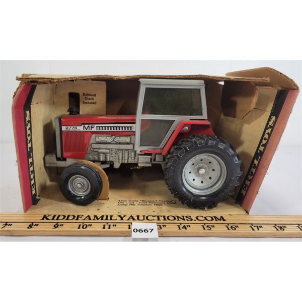 ERTL DIECAST MASSEY FERGUSON TRACTOR W/ BOX