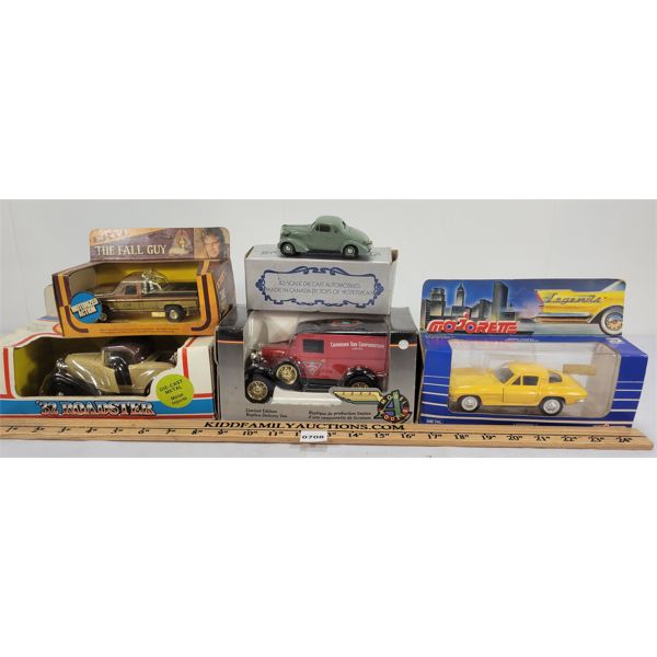 LOT OF 5 - DIECAST MODEL CARS - INCL MAJORETTE & ERTL - Kidd Family ...