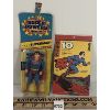 Image 1 : LOT OF 2 - 1986 KENNER SUPERMAN SLIM CARD SUPER POWERS & STAMP PACK